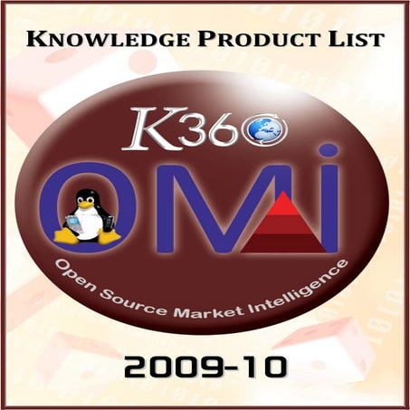 OpenSource lnsights Market Intel   Partial Product List