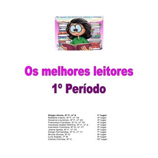 Os melhores leitores 1º período