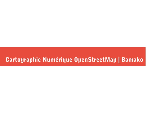 OpenStreetMap Ghana @ ActionOSMMali2017