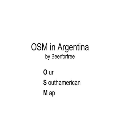 Osm in argentina