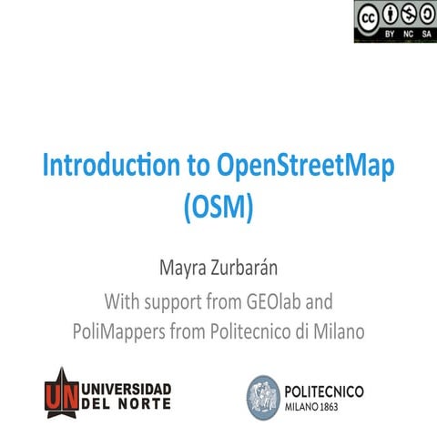 Introduction to OSM