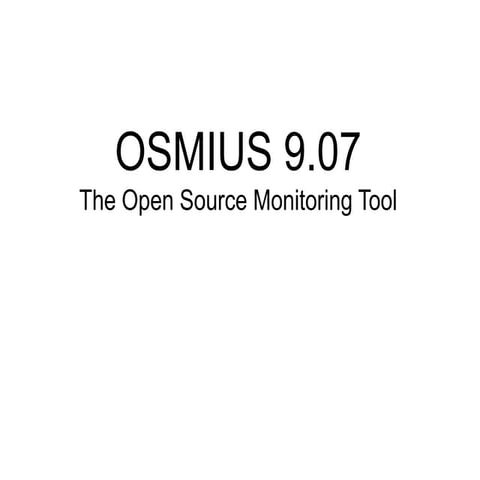 Osmius 소개자료