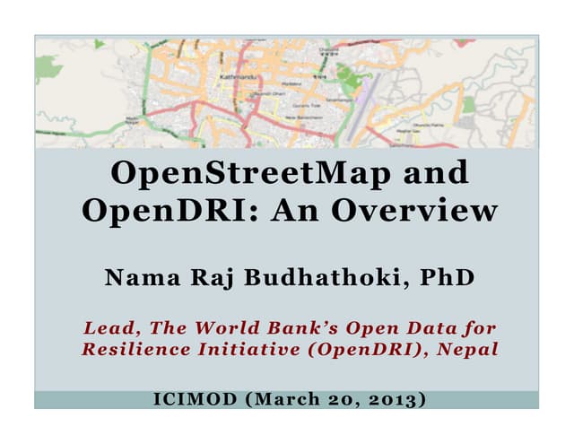 OSM Presentations