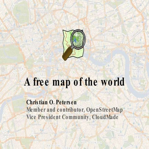 A free map of the world