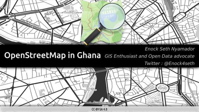 OpenStreetMap in Ghana @ SFD 2015