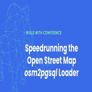 Speedrunning the Open Street Map osm2pgsql Loader