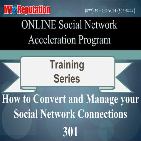Osnap - Course Three - How To Convert And Manage Your Connections In Facebook...