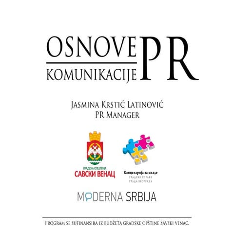 Osnove PR komunikacije 