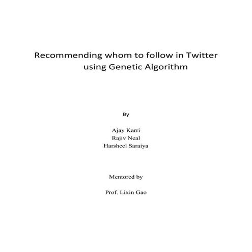 Online Social Netowrks- report