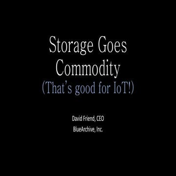 David Friend, CEO, BlueArchive