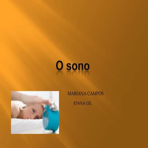 O sono