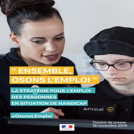 La stratégie pour l'emploi des personnes en situation de handicap | PDF