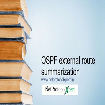 OSPF External Route Summarization 