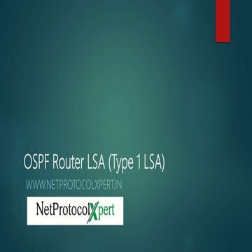 OSPF Router LSA (Type 1)