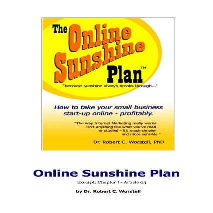 OSP article excerpt: Getting Online Business Profitable