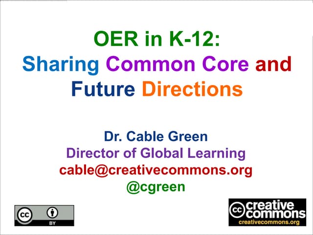 WA K-12 OER (2013)