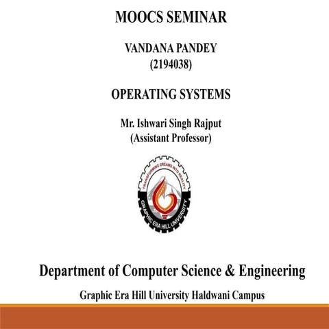 operating system presentation for btechs