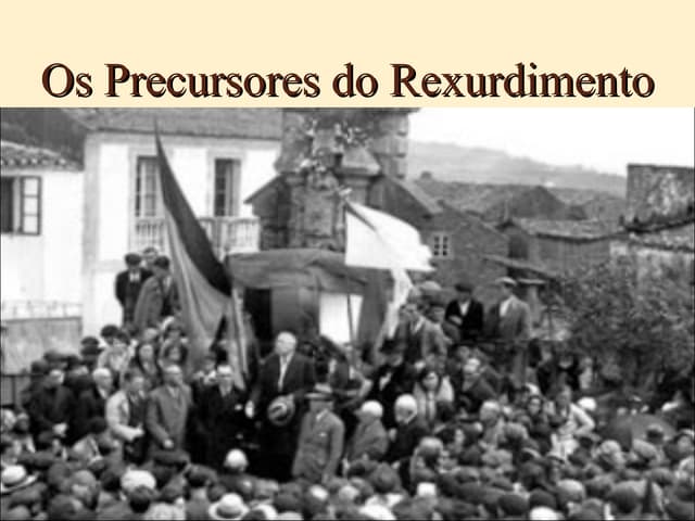 Os Precursores do Rexurdimento