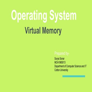 Virtual Memory | PPT