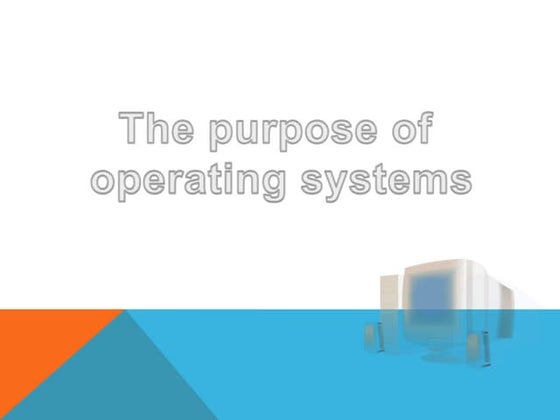 Operating system | PPTX | Operating Systems | Computer Software and ... image.