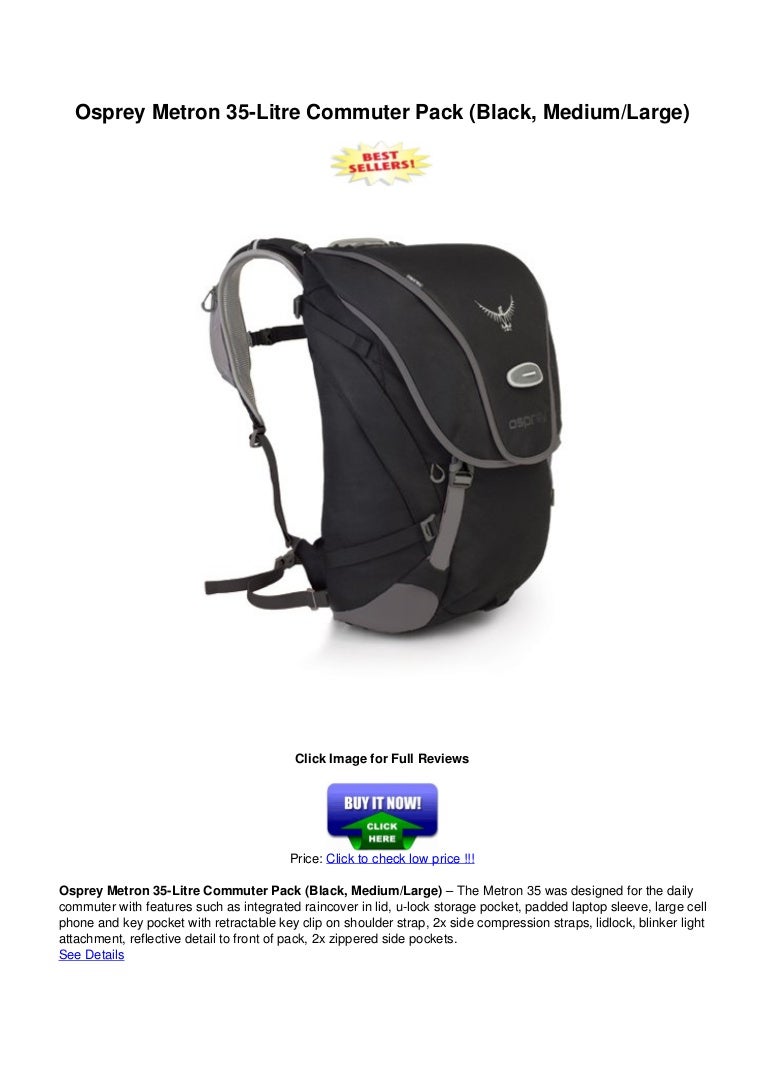 osprey metron bike commuter pack