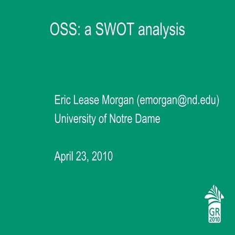 Oss swot