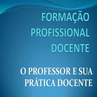 Os saberes da docência