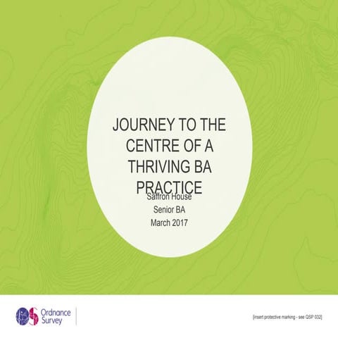 Journey to the Centre of a Thriving BA Practice