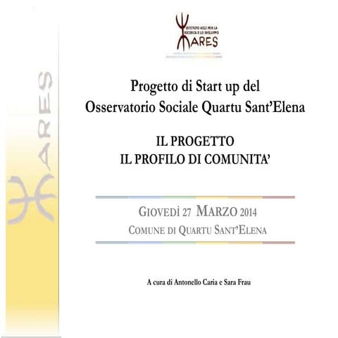 Osservatorio Sociale Quartu SE Convegno 27 marzo 2014