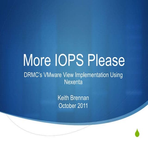 OSS Presentation DRMC by Keith Brennan
