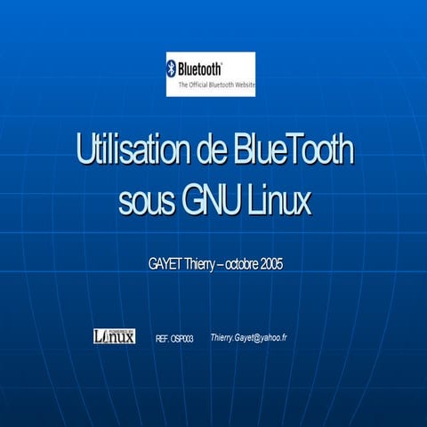 Bluetooth on GNU Linux