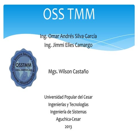 Oss tmm | PPTX