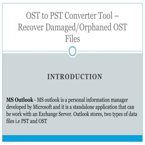 OST Converter Tool