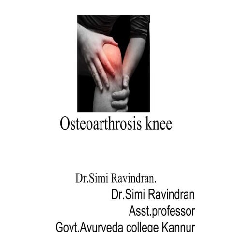 Ostearthrosis knee