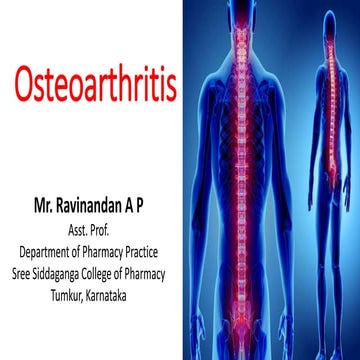 Musculoskeletal disorders: Osteoarthritis,.pptx