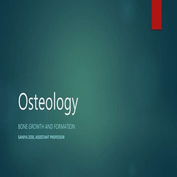 Osteology | PPTX