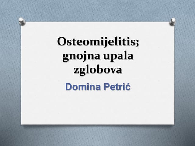 Osteomijelitis