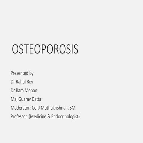 Osteoporosis 