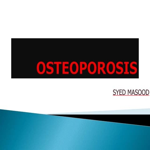 osteoporosis-ppt