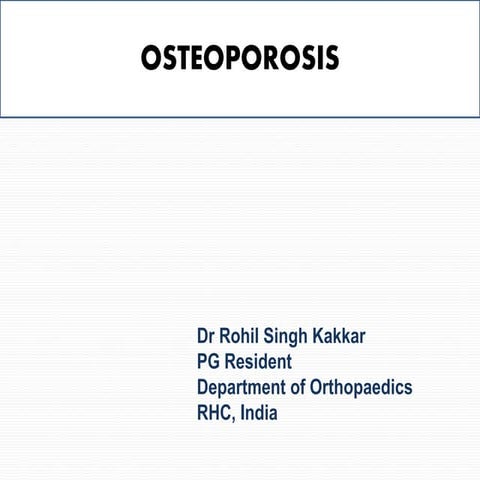 Osteoporosis 
