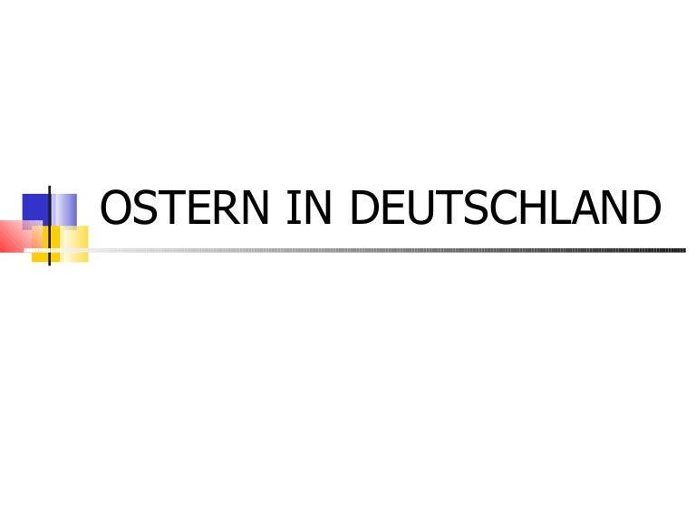 Ostern in Deutschland