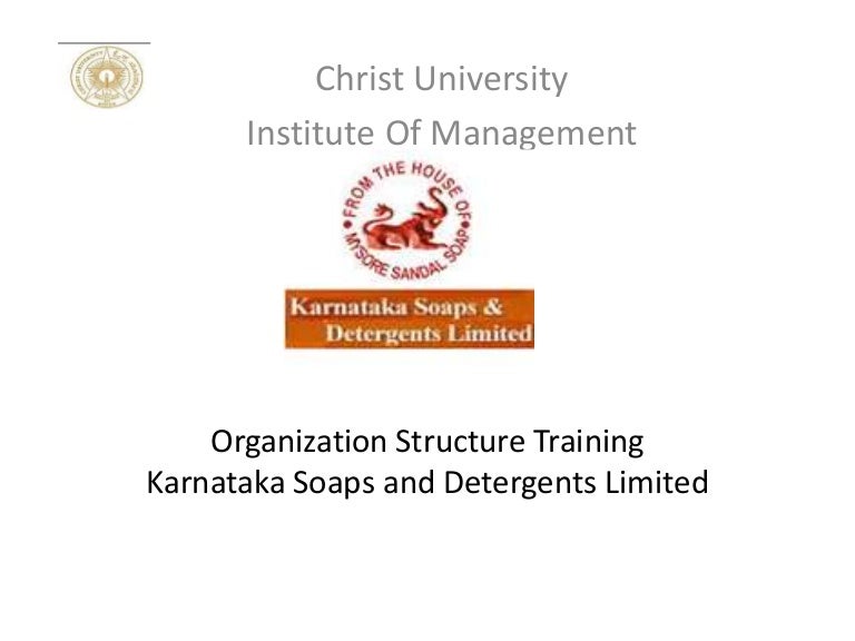 Karnataka Soaps and Detergent LTD