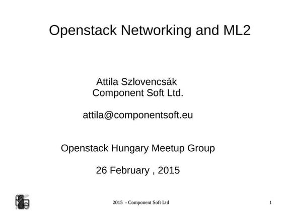 Openstack Networking and ML2