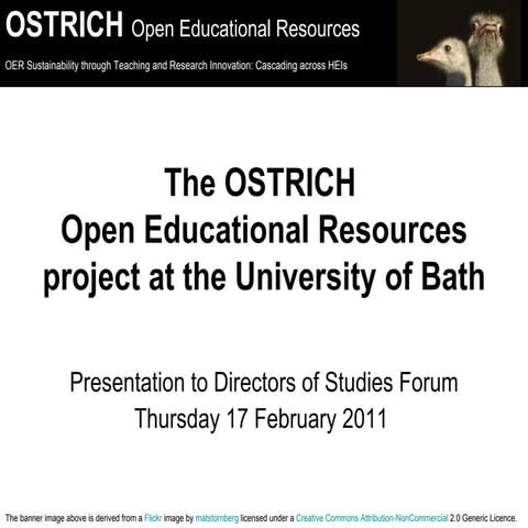 OSTRICH OER Project