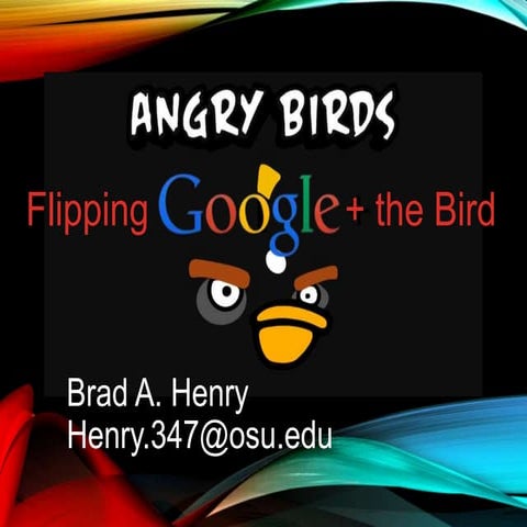 Flipping Google+ The Bird
