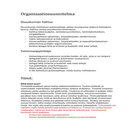 Osuuskunnan organisaatio v2