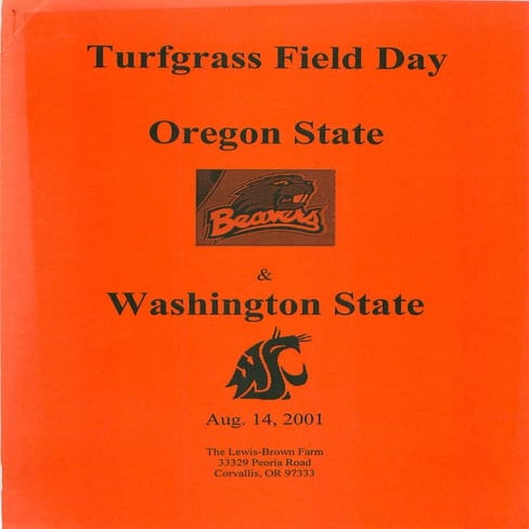 Vegetative Identification of Common Turfgrasses in the Pacific ...