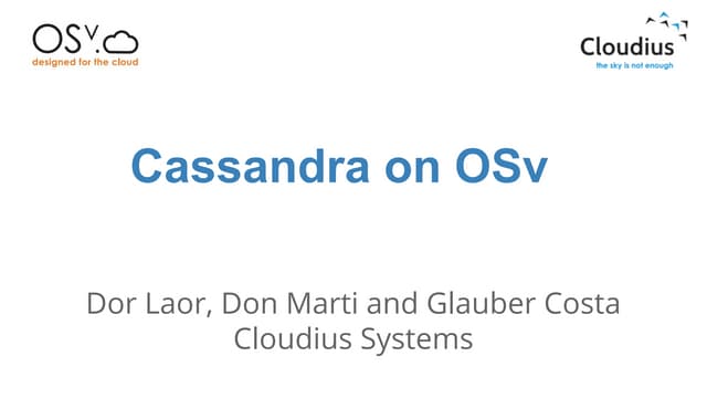 OSv at Cassandra Summit