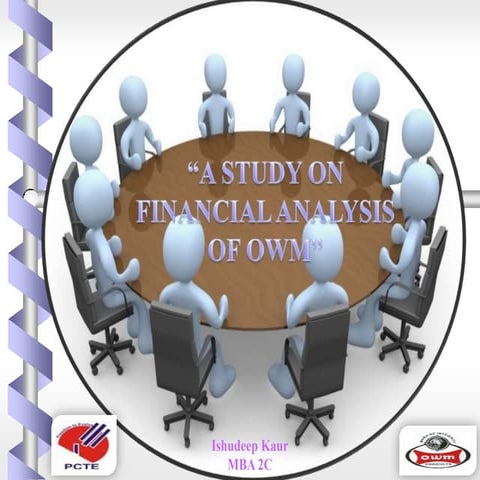 Financial Analysis of  Oswal Woollen Mills Ltd.