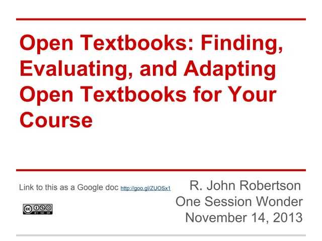 Osw Open Textbooks